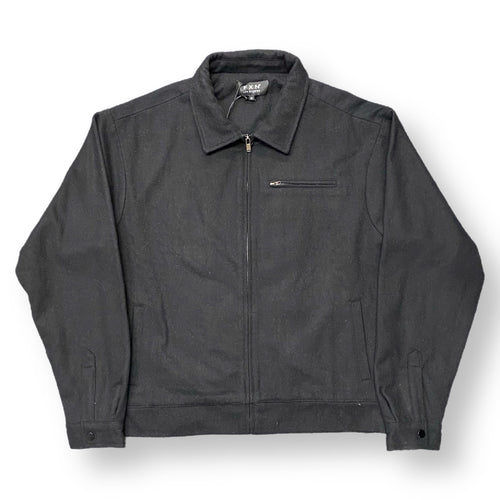 WOOL WORK JACKET - CHARCOAL