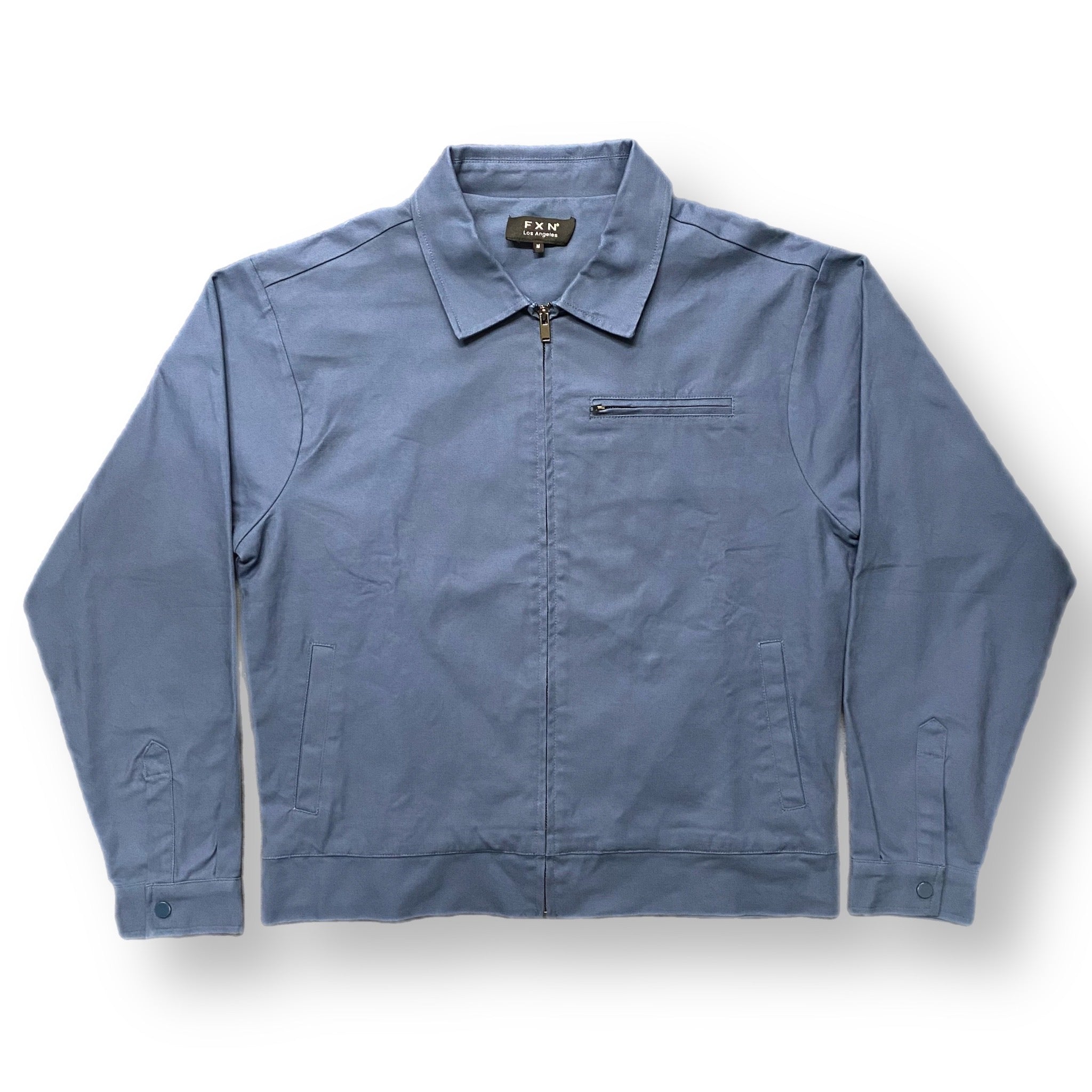 SOLID WORK JACKET - BLUE – FXN menswear