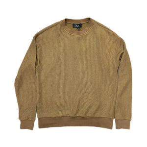 KNIT CREWNECK SET - BROWN