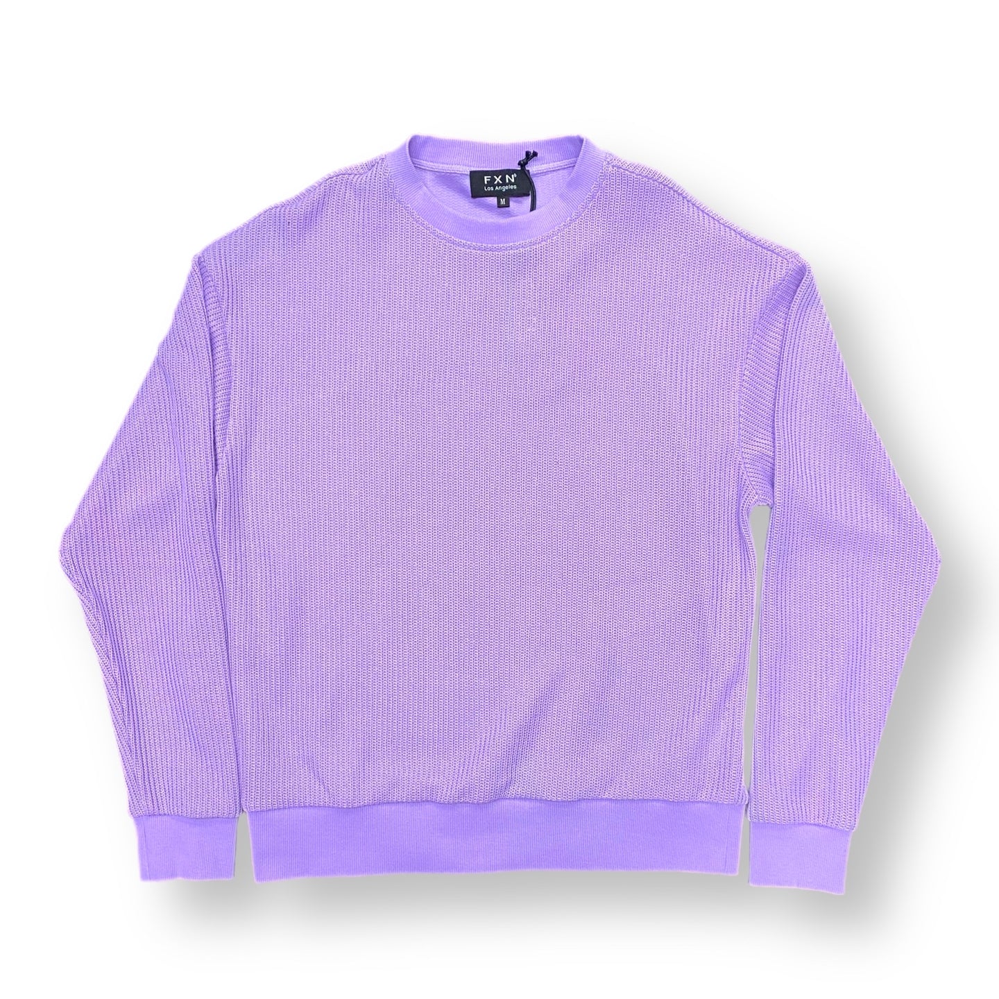 KNIT CREWNECK SET - PURPLE