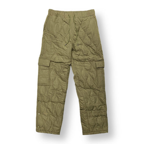 QUILTED PONCHO PANT  - OLIVE