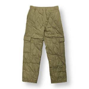 QUILTED PONCHO PANT  - OLIVE