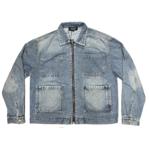 SUNFADE DENIM JACKET - LIGHT DENIM