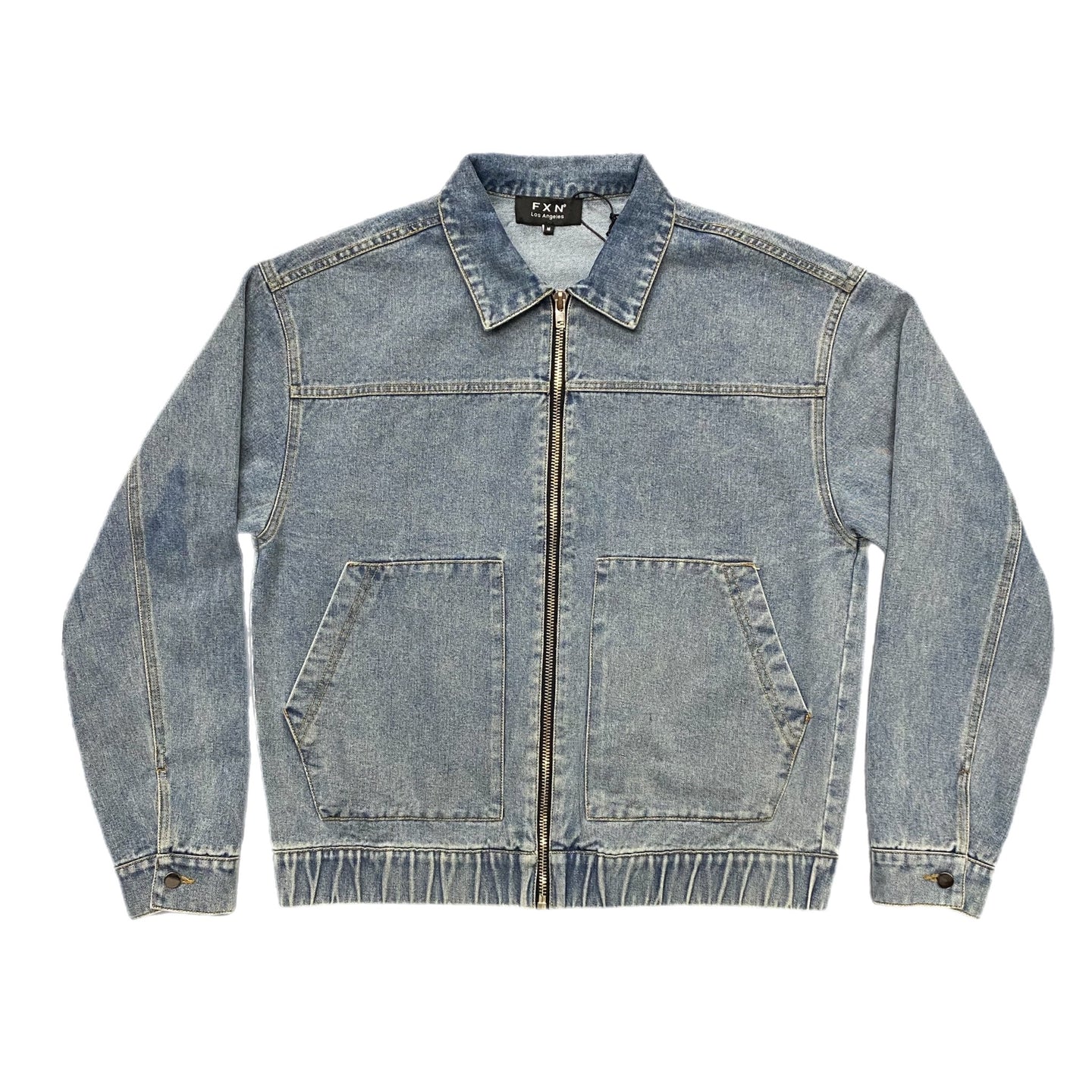 KANGAROO DENIM WORK JACKET - LIGHT DENIM