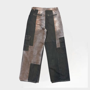 DIRTY PATCHWORK DENIM - BLACK