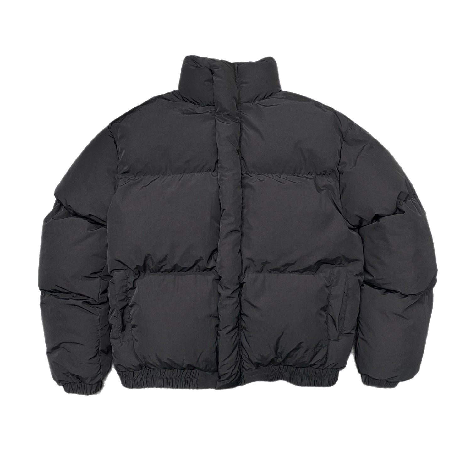 NYLON PUFFER JACKET - BLACK