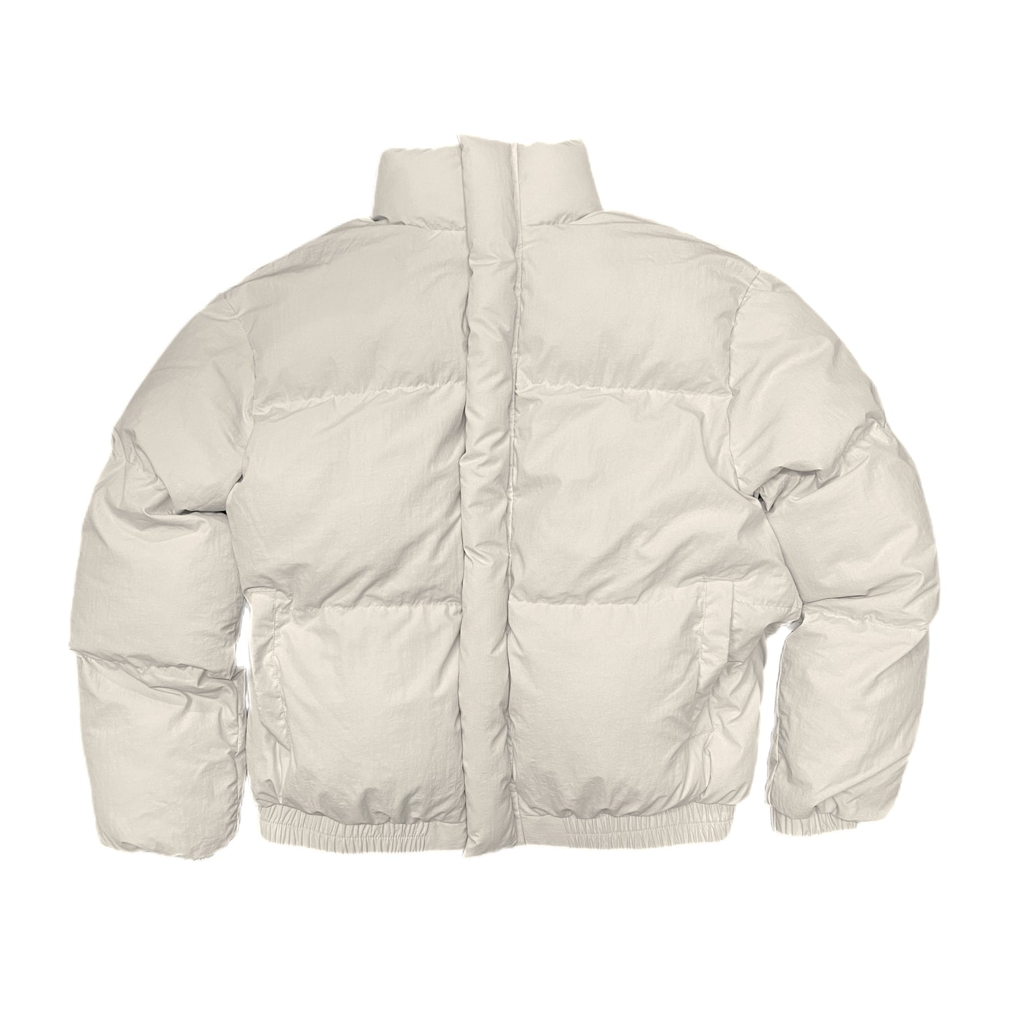 NYLON PUFFER JACKET - BEIGE