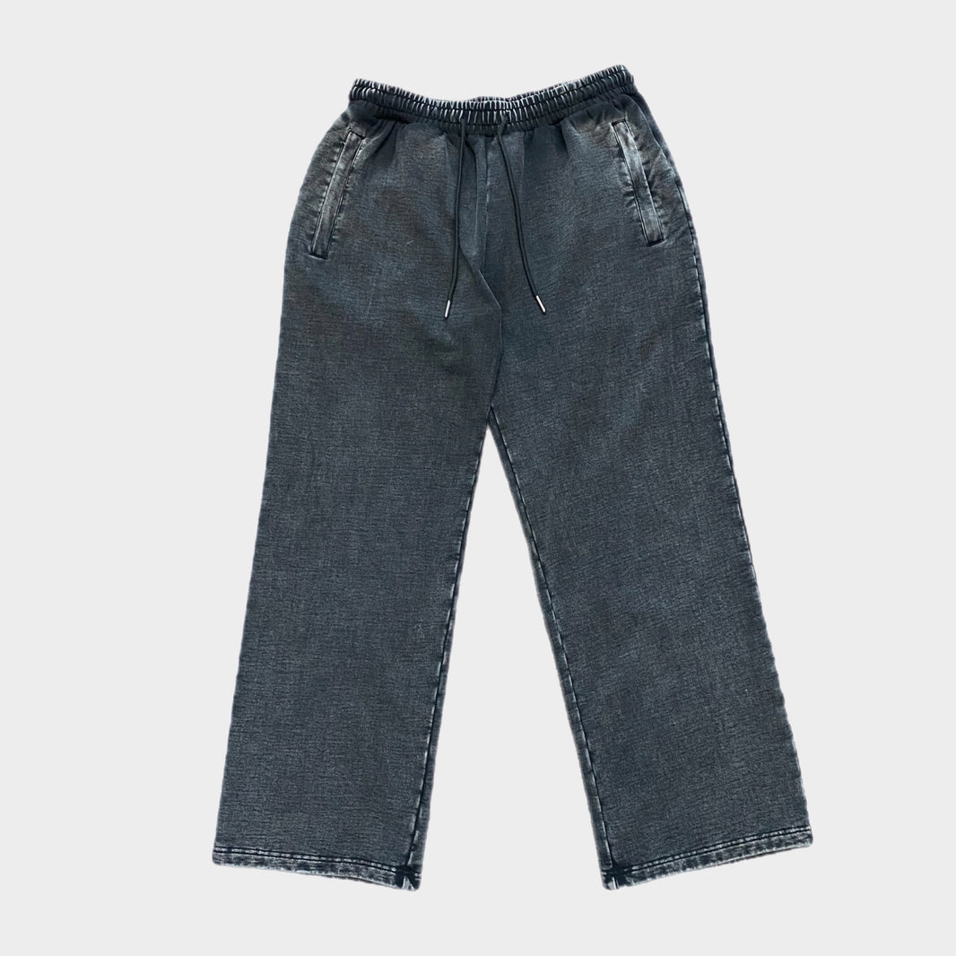 VINTAGE SPORT FIT SWEATPANTS IN WASHED BLACK