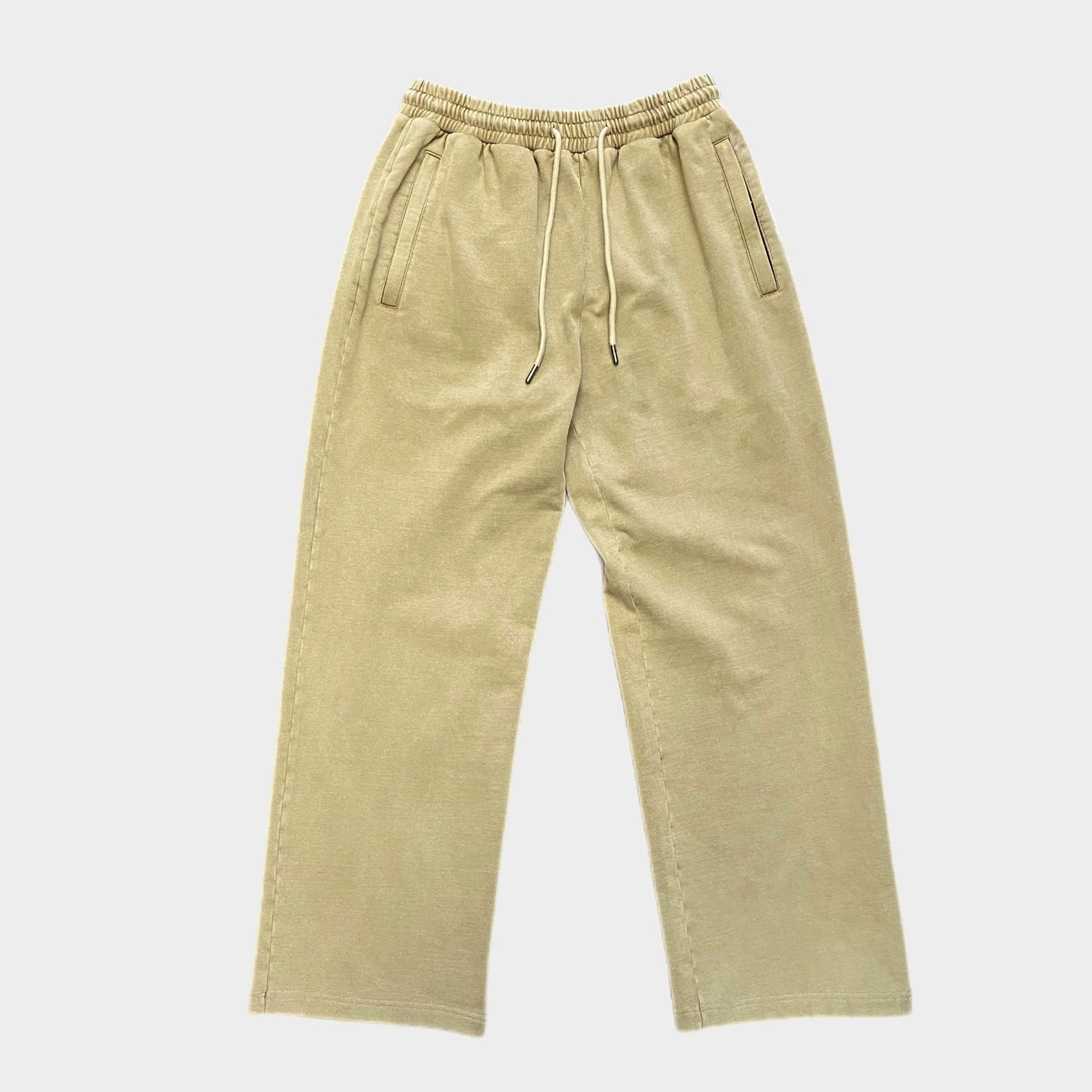 VINTAGE WASH SWEATPANTS - TAN