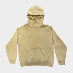 VINTAGE WASH HOODIE - TAN