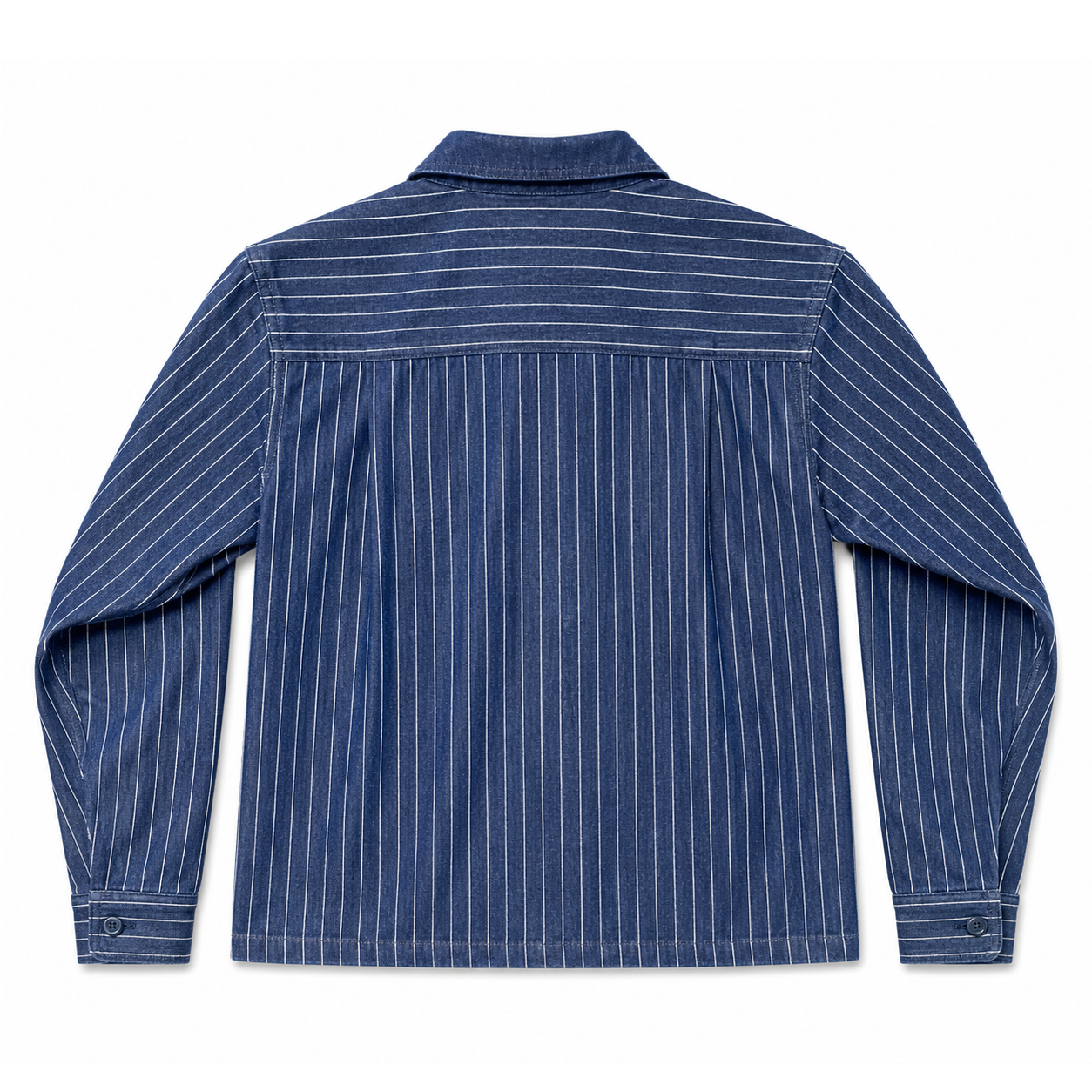 PINSTRIPE TWILL DENIM JACKET