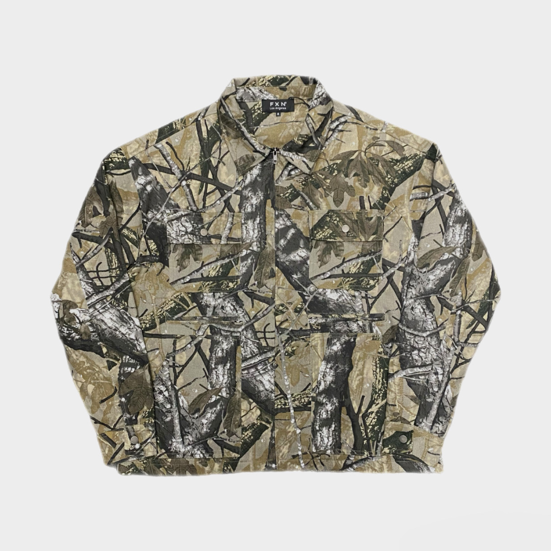 HUNTING CAMO JACKET - BROWN