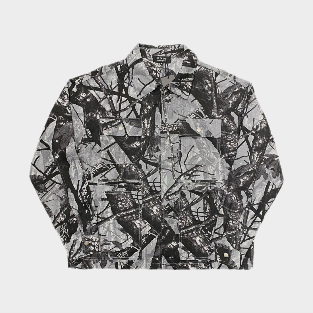 HUNTING CAMO JACKET - GREY