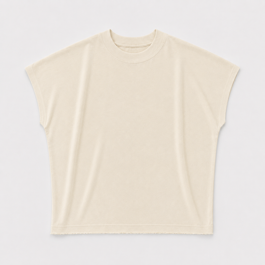 MUSCLE TEE - BEIGE