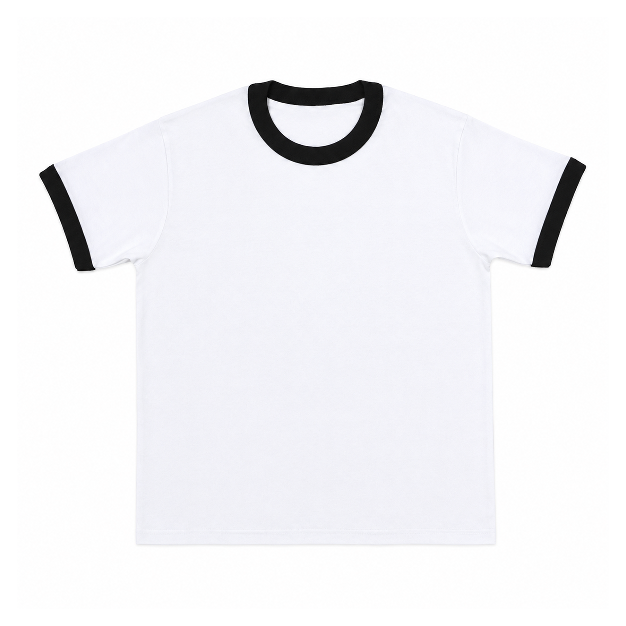 RINGER TEE - BLACK