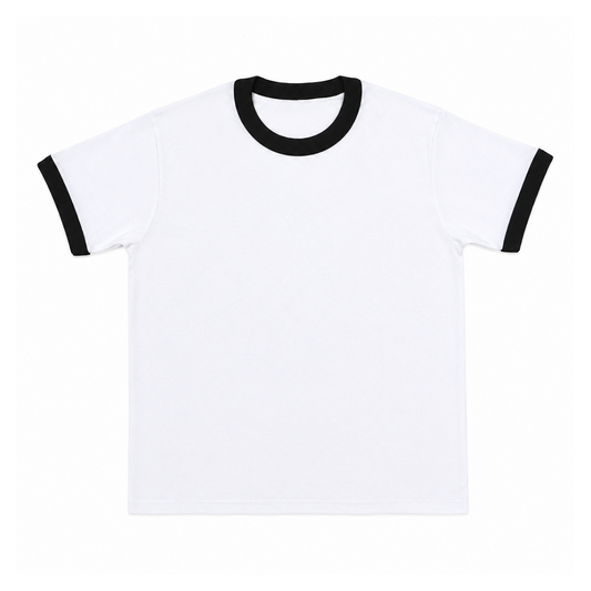 RINGER TEE - BLACK