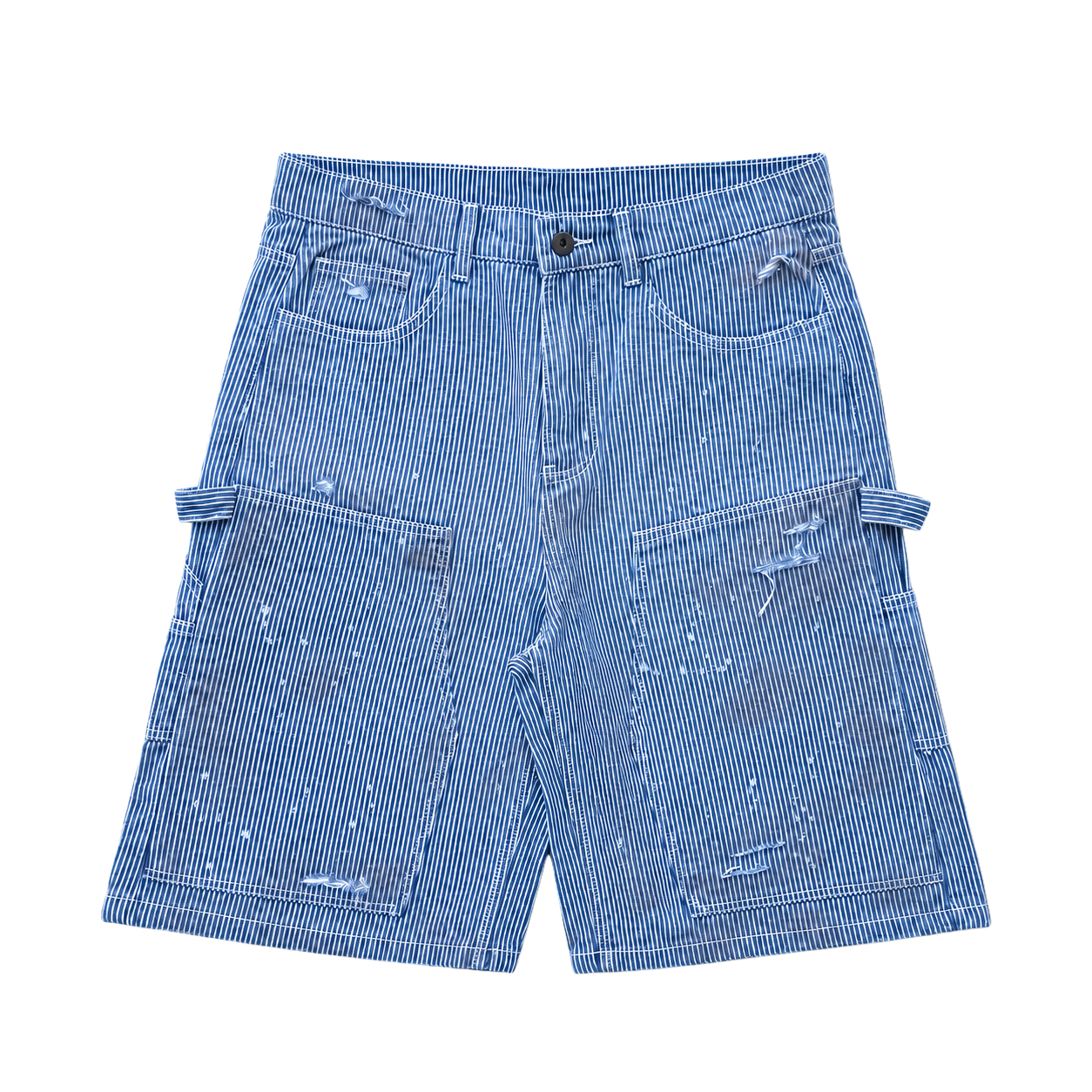 DIRTY WASHED HICKORY PINSTRIPE SHORTS