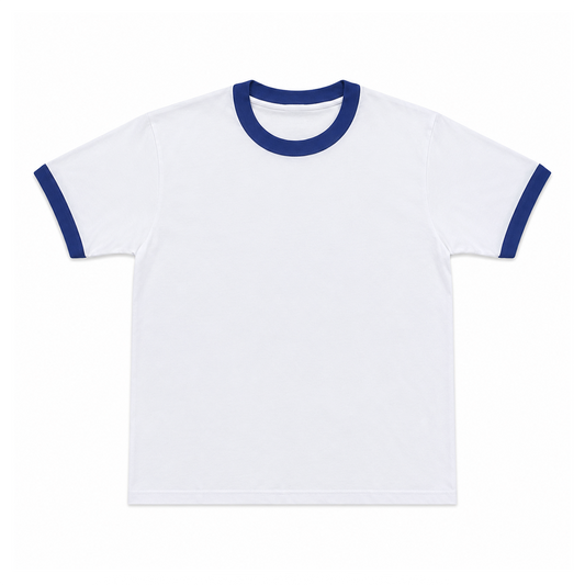 RINGER TEE - BLUE