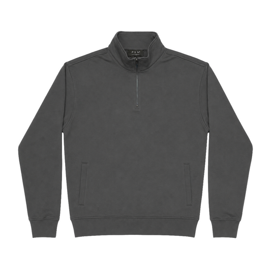 QUARTER ZIP - CHARCOAL