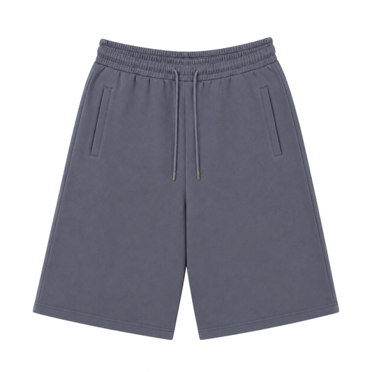 EXTRA BAGGY FRENCH TERRY SHORTS - CHARCOAL