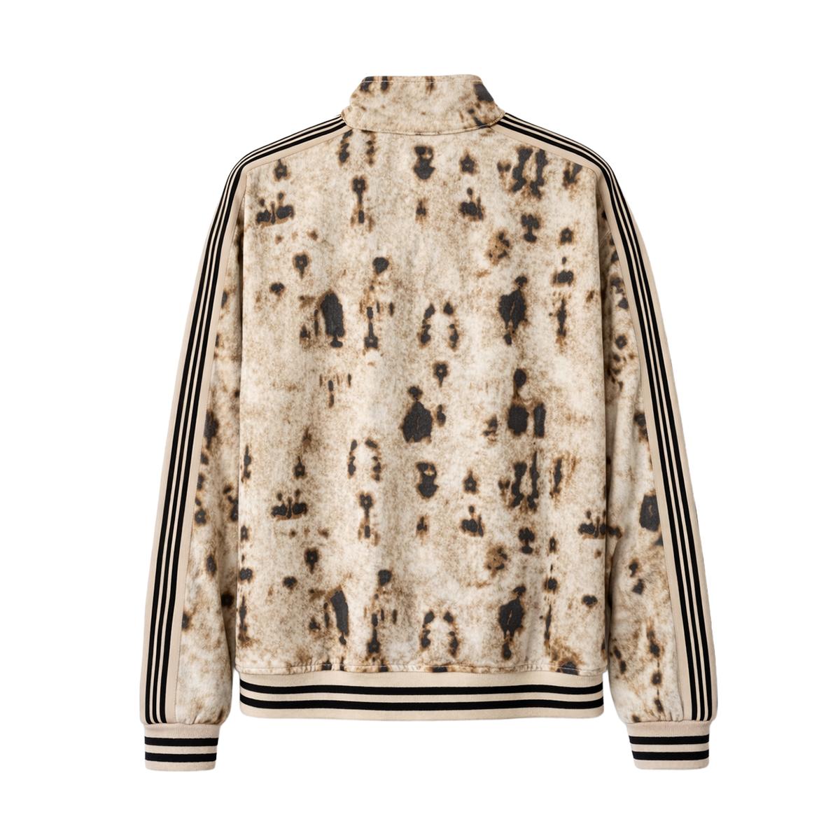 CHEETAH DENIM TRACK JACKET