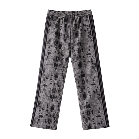 CHEETAH DENIM TRACK PANT - CHARCOAL
