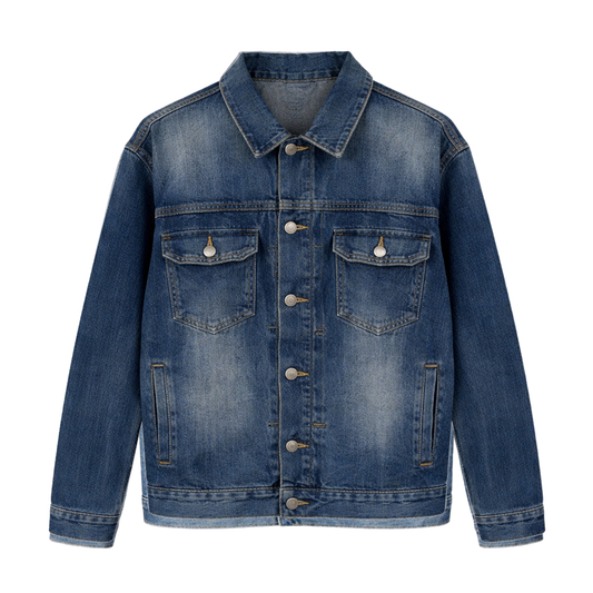 CLASSIC DENIM JACKET - DARK BLUE