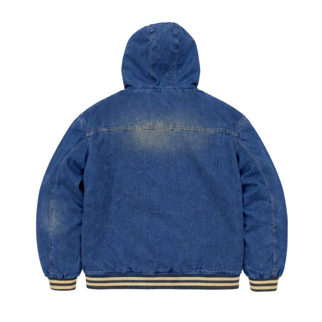 DIRTY DENIM QUILTED JACKET