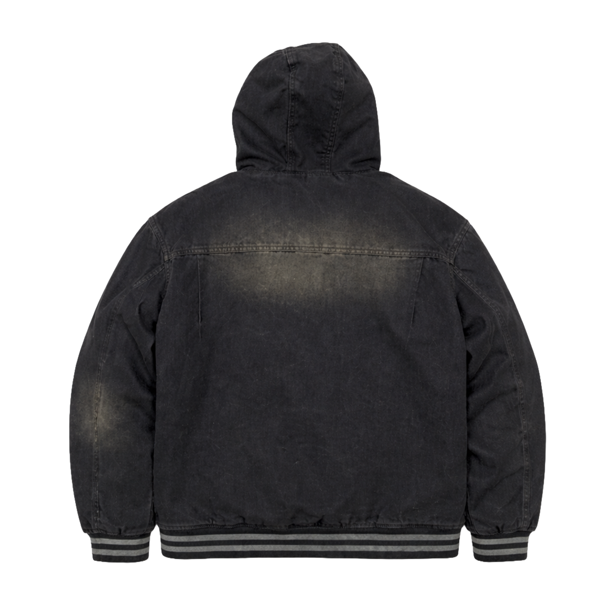 DIRTY DENIM QUILTED JACKET