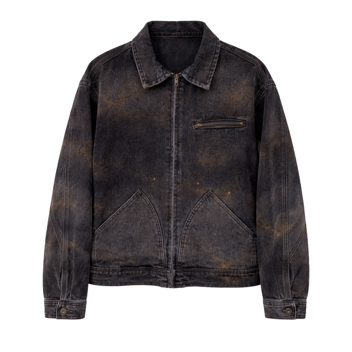 DIRTY DENIM WORK JACKET