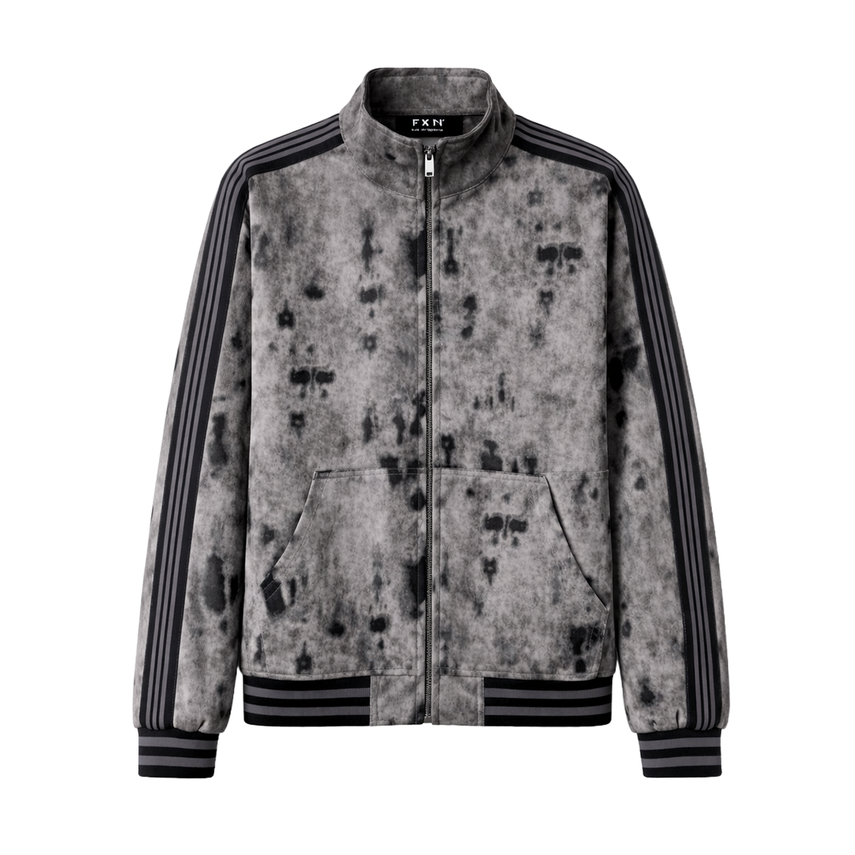 CHEETAH DENIM TRACK JACKET
