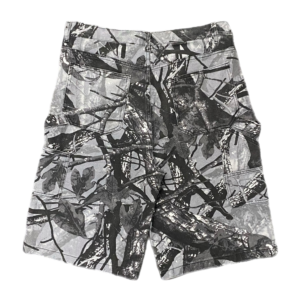 BAGGY HUNTING CAMO CARPENTER SHORTS