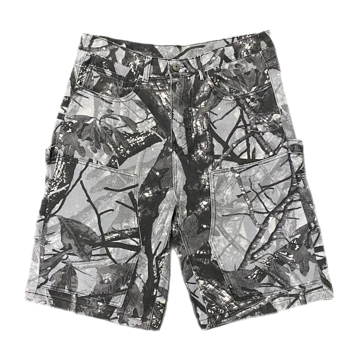 BAGGY HUNTING CAMO CARPENTER SHORTS