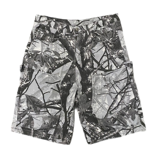 BAGGY HUNTING CAMO CARPENTER SHORTS