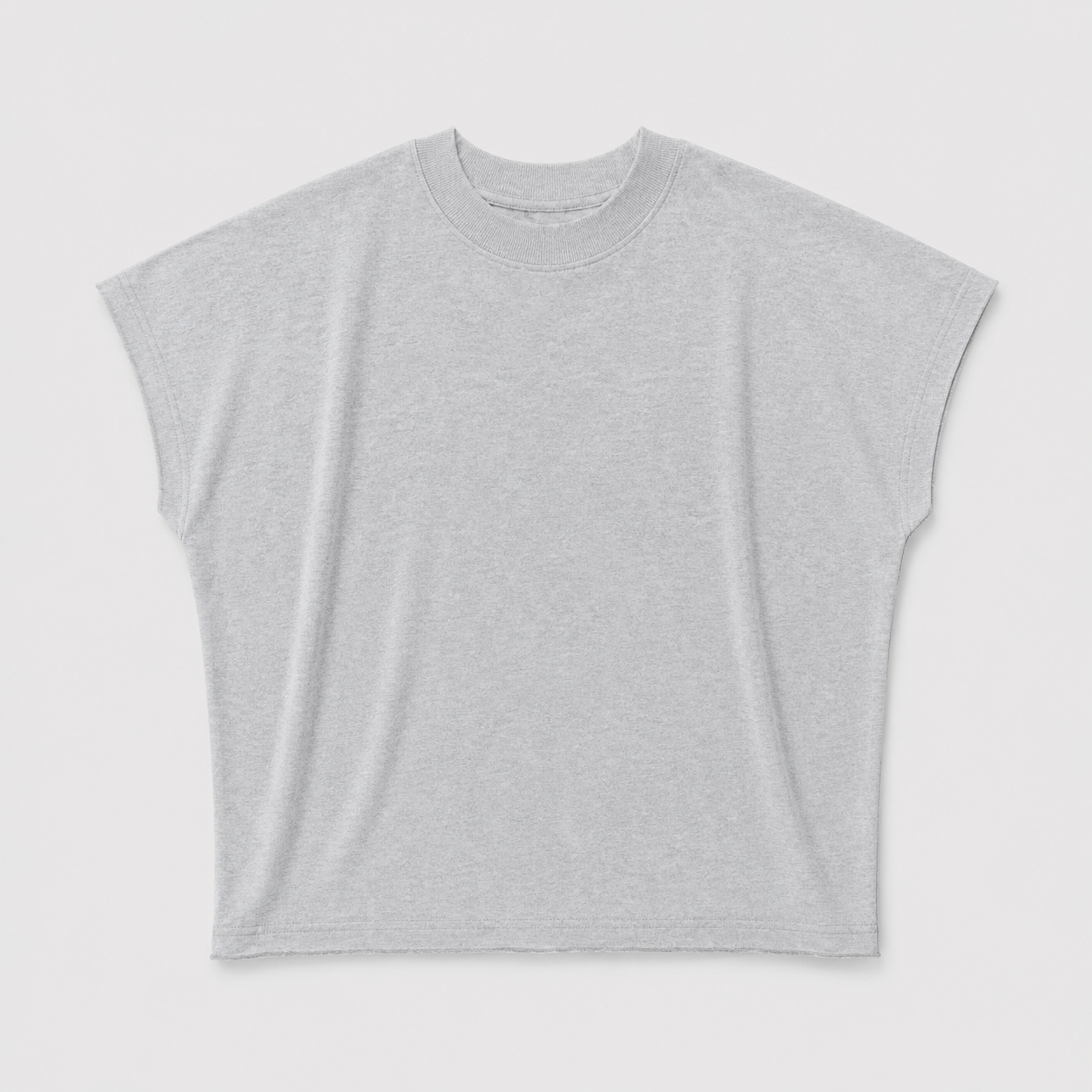 MUSCLE TEE - HEATHER GREY