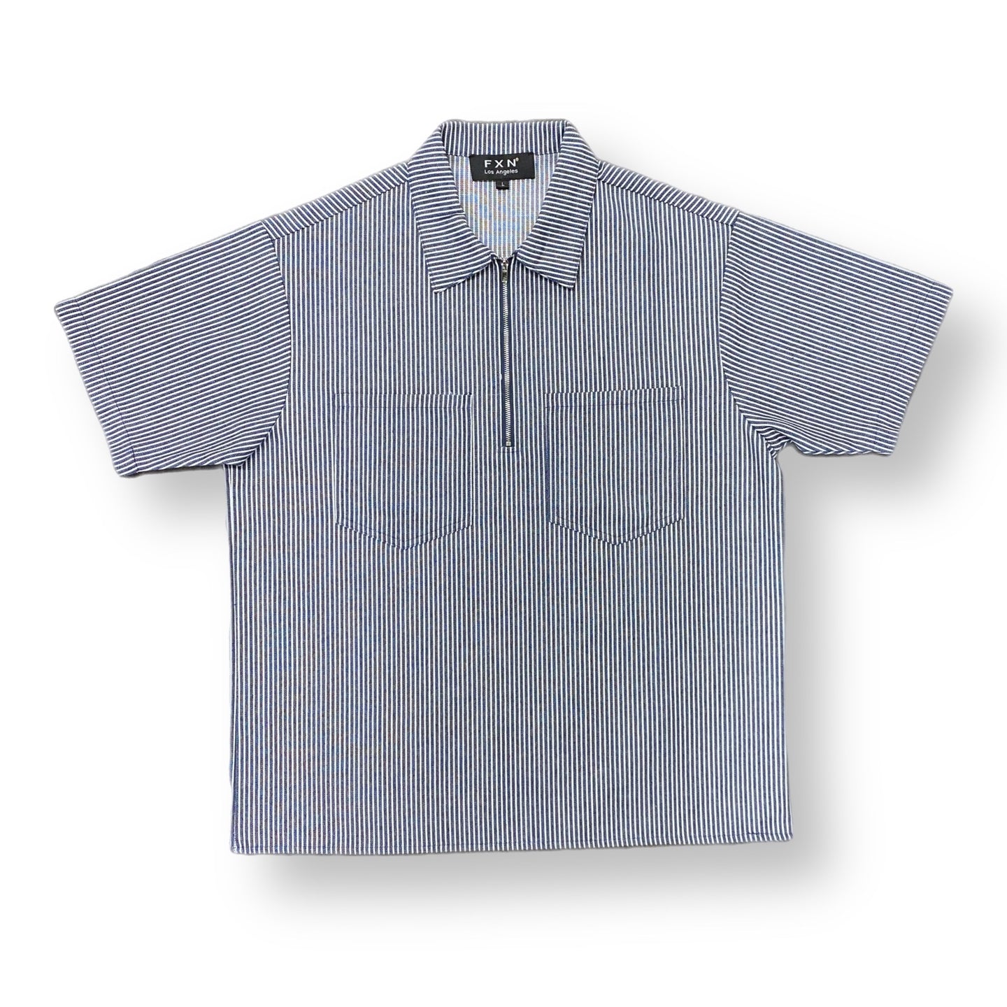 HICKORY SHORT SLEEVE SHIRT - NAVY