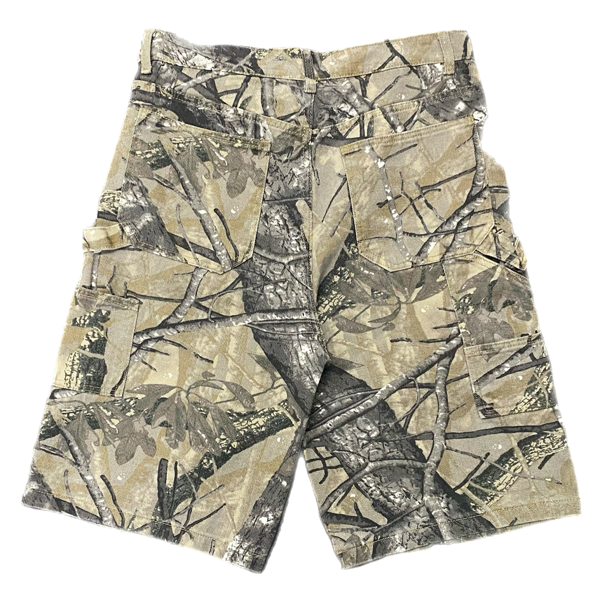 BAGGY HUNTING CAMO CARPENTER SHORTS