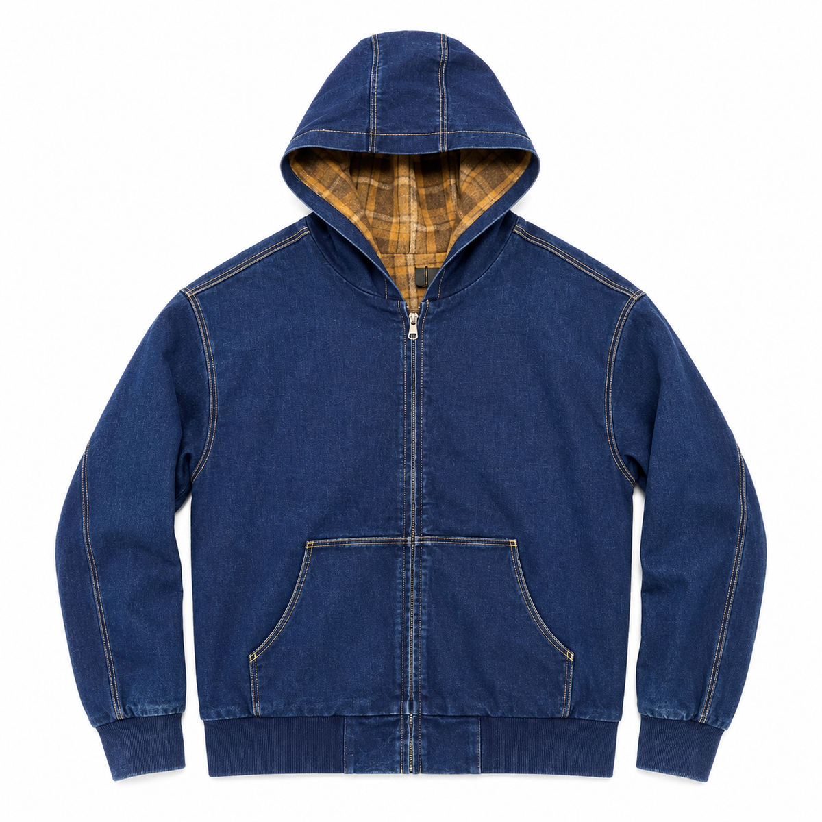 VINTAGE DENIM HOODIE JACKET