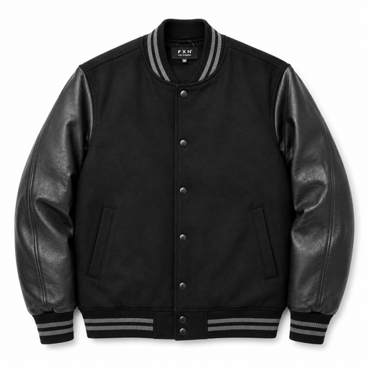 VARSITY JACKET LEATHER