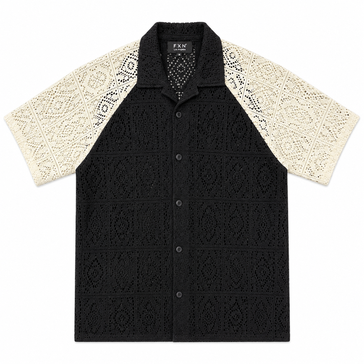 LACE SHORT SLEEVE SHIRT