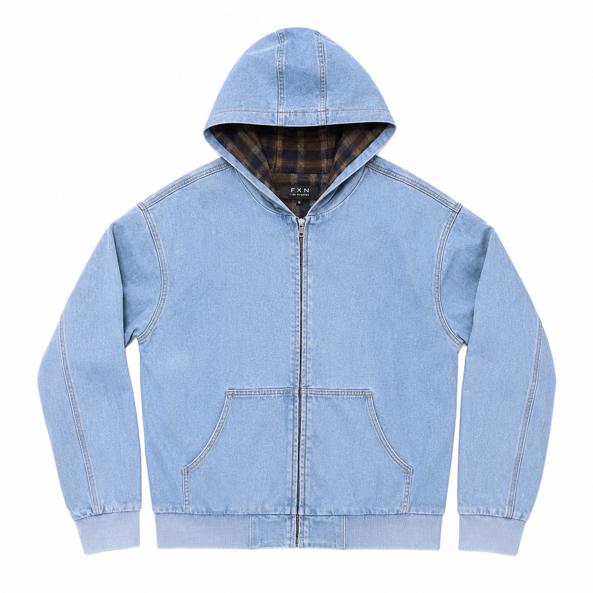 VINTAGE DENIM HOODIE JACKET