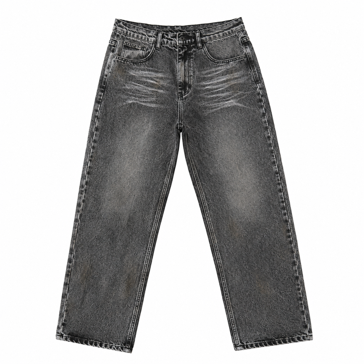 DIRTY WASHED WHISKER DENIM