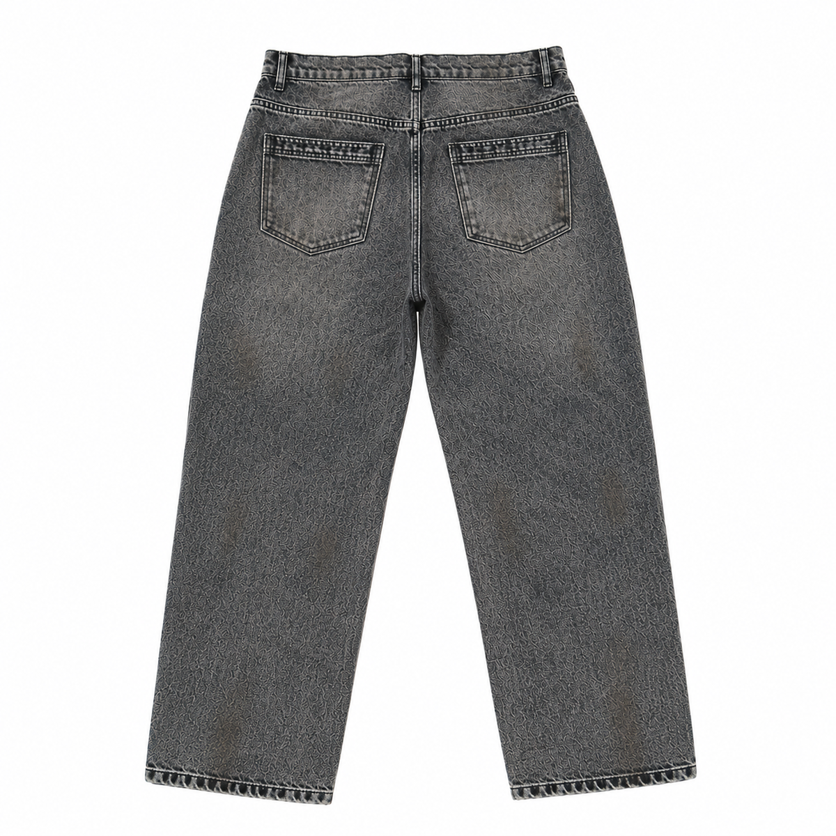 DIRTY WASHED WHISKER DENIM