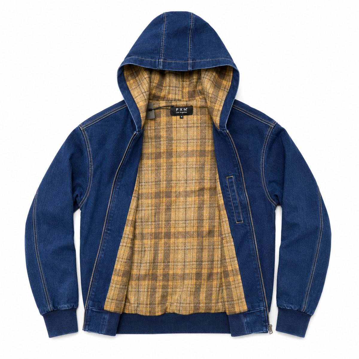 VINTAGE DENIM HOODIE JACKET