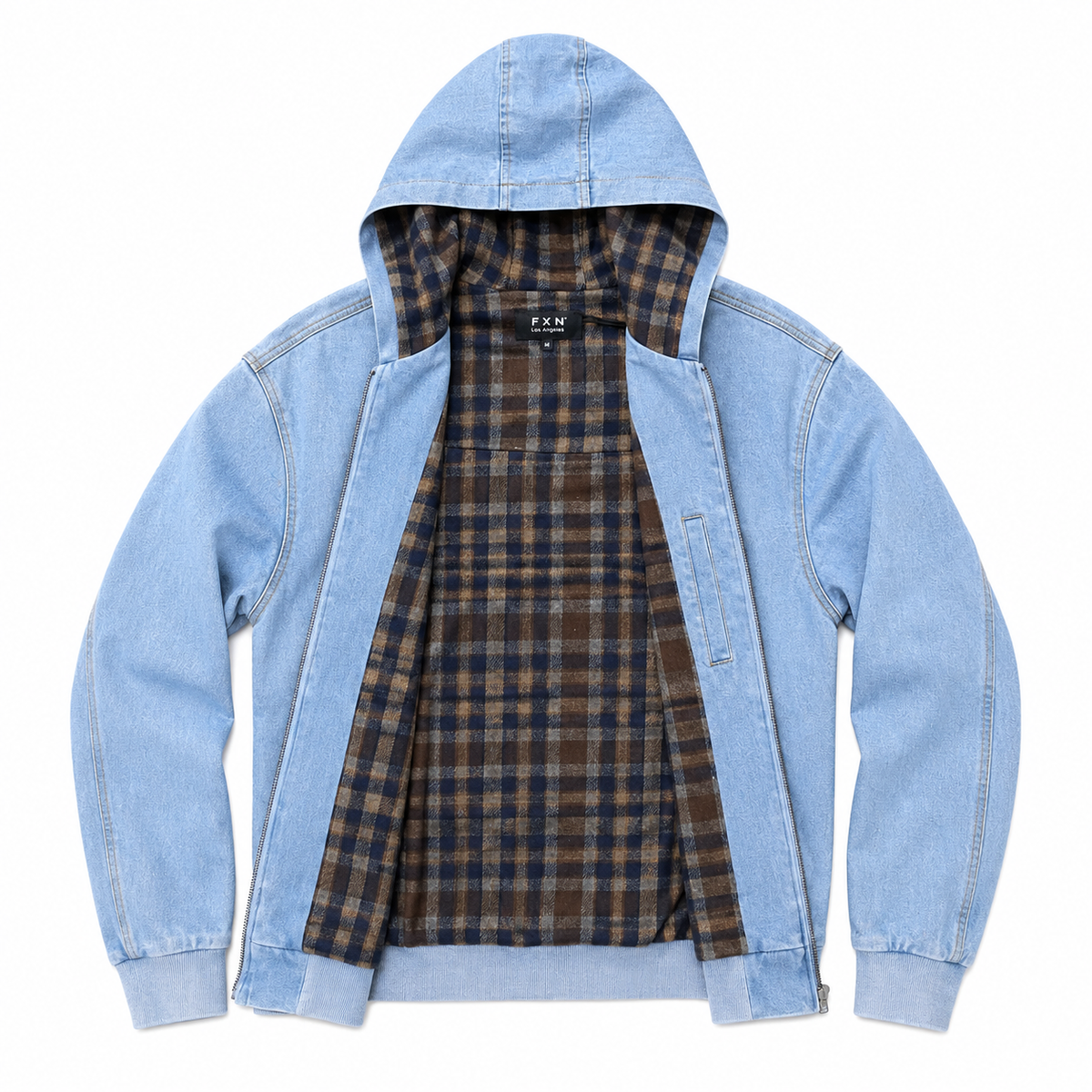VINTAGE DENIM HOODIE JACKET