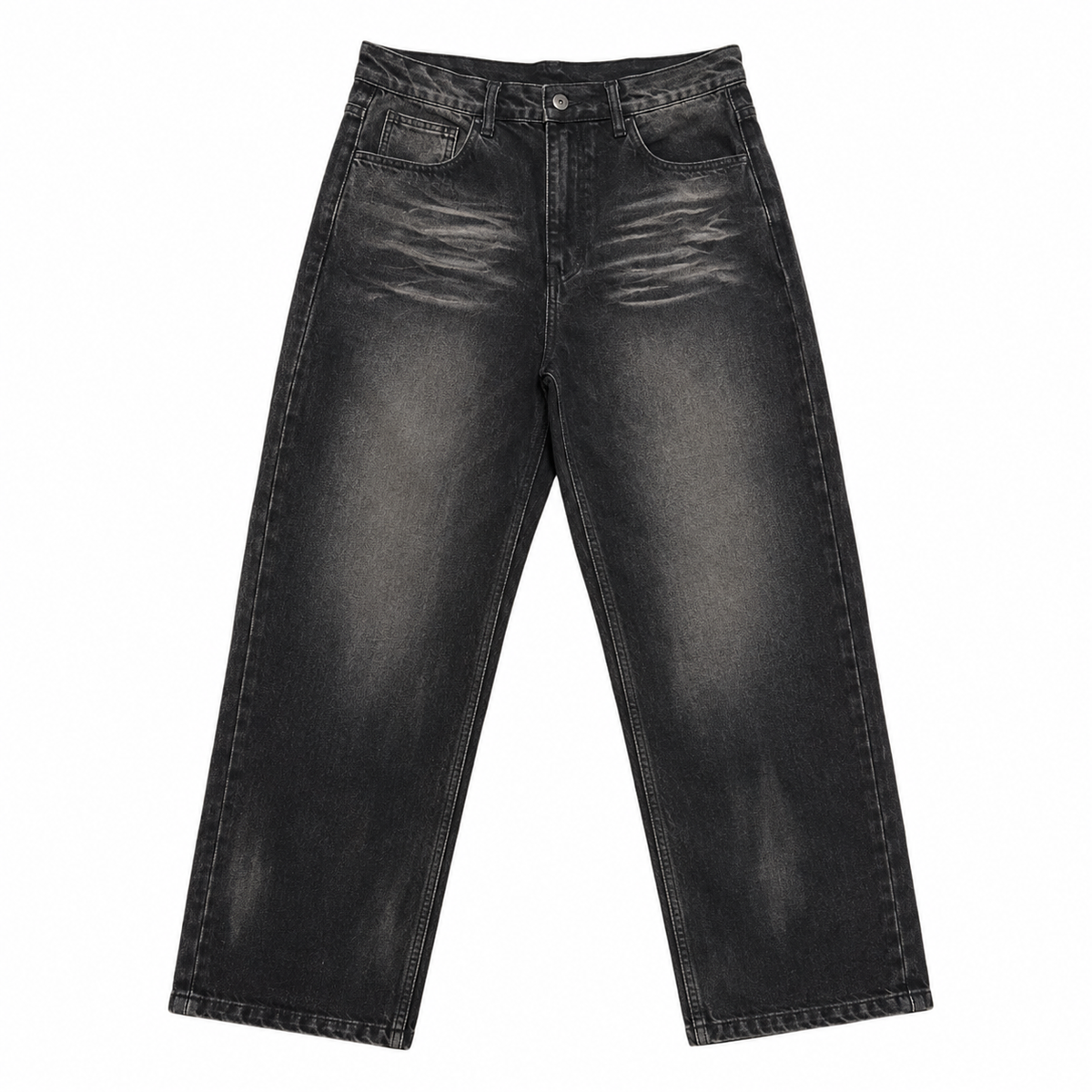 DIRTY WASHED WHISKER DENIM