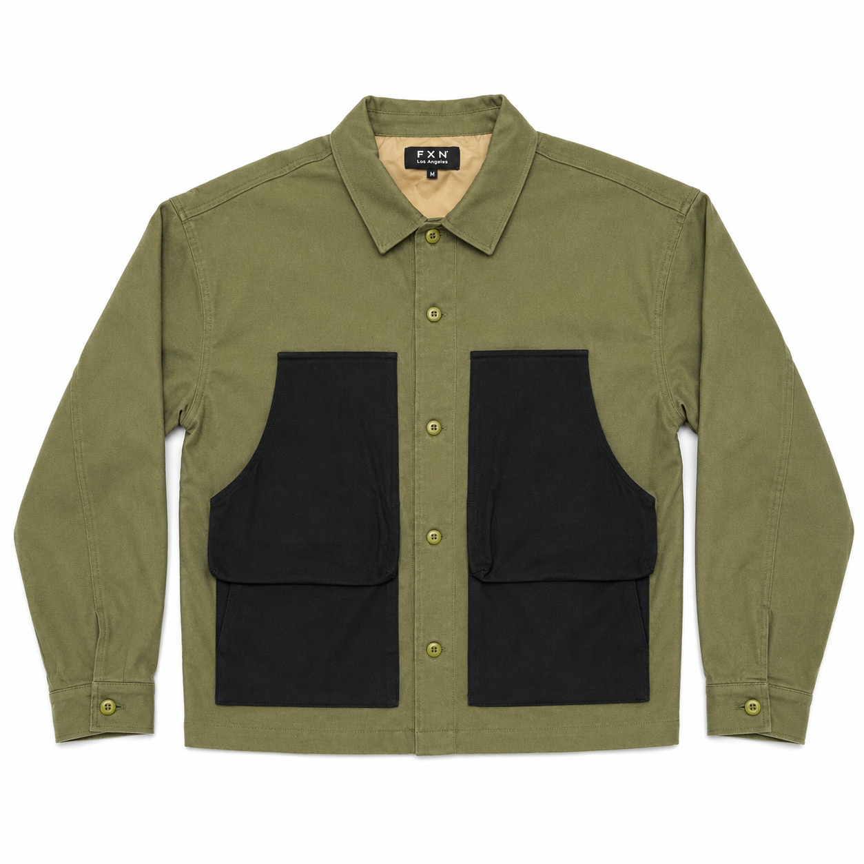 TWO TONE QUILTED WORK JACKET