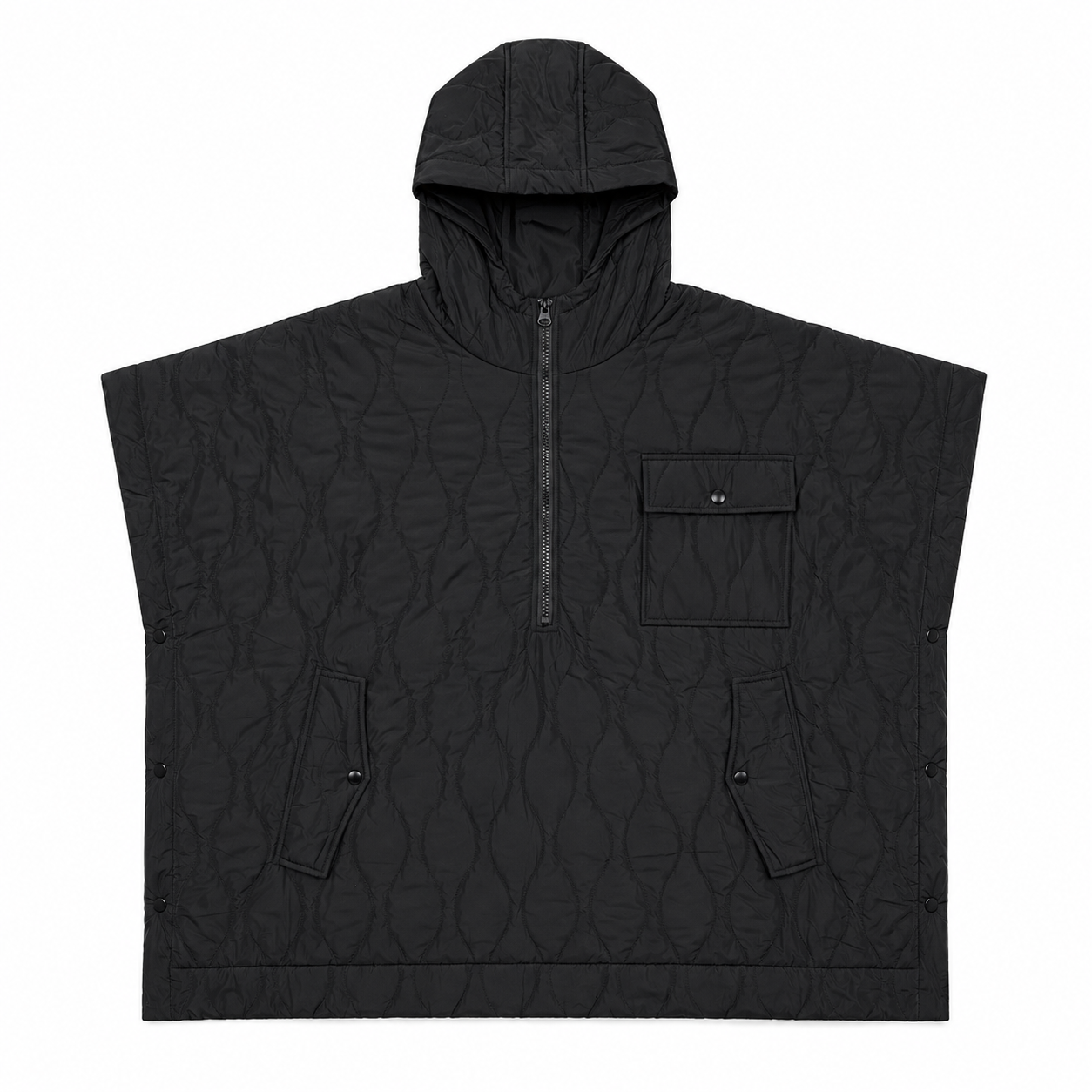 QUILTED PONCHO