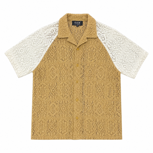 LACE SHORT SLEEVE SHIRT