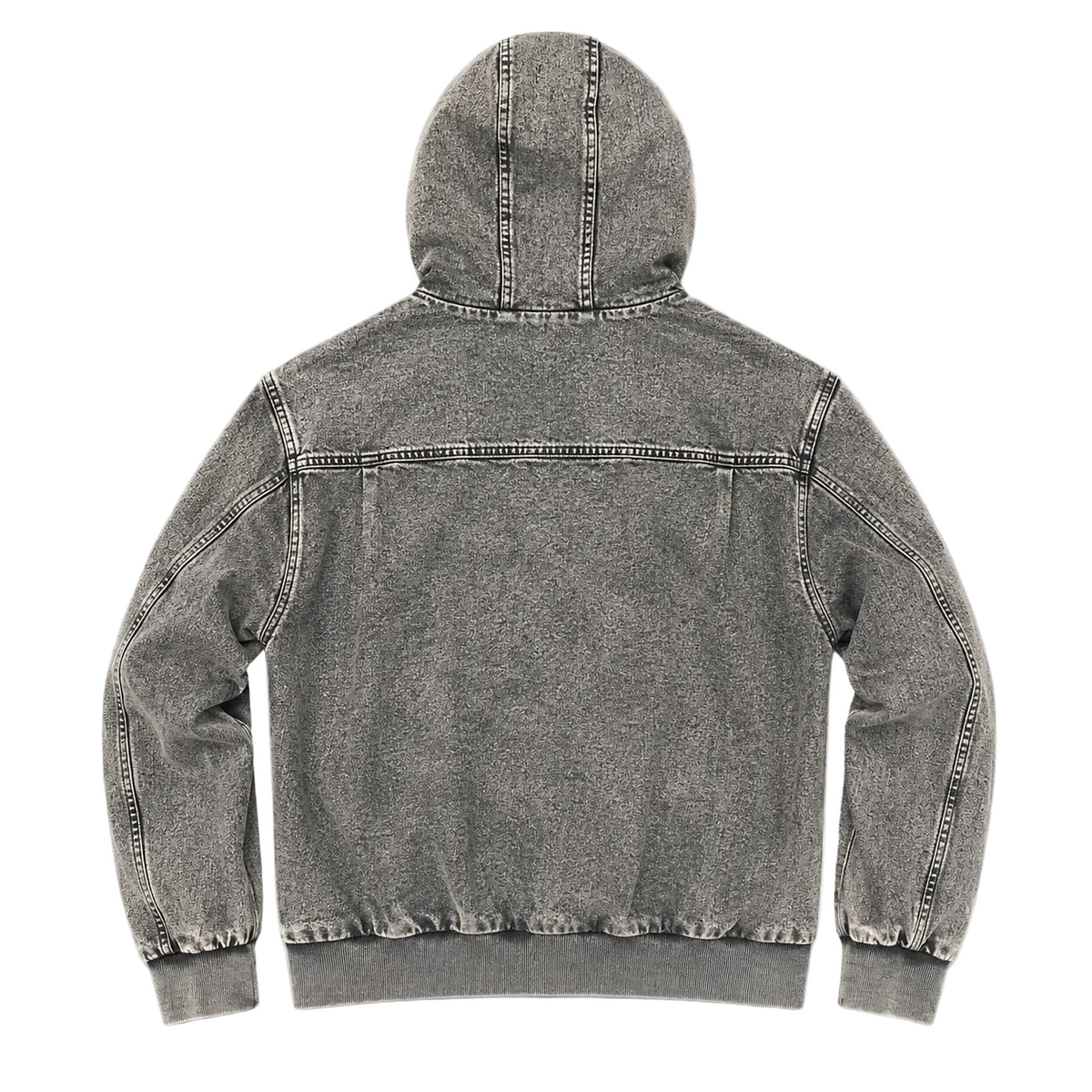 VINTAGE DENIM HOODIE JACKET
